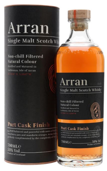 Image sur Arran Port Cask Finish (New Bottle) 50° 0.7L